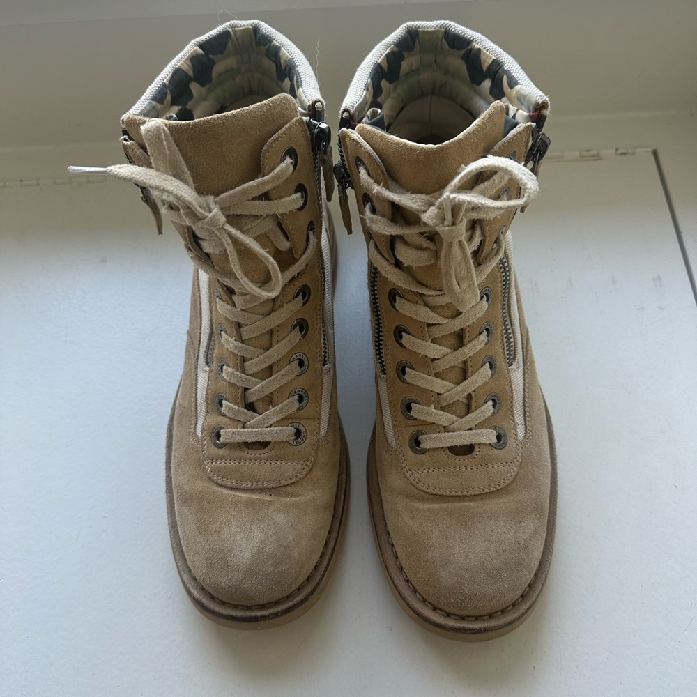 Chanel combat boots with zipper - Picture 2 of 12